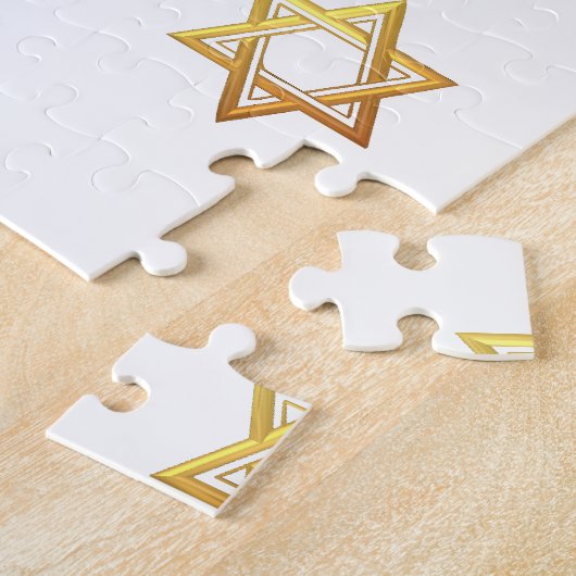 Ster van David Legpuzzel (Zijkant)