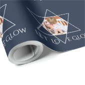 Ster van David Lijst Let Love Glow Cadeaupapier (Rol Hoek)