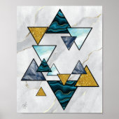 Ster van David - Magen David op Marble Giclée Art Poster (Voorkant)
