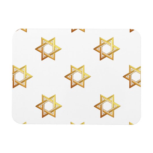 Ster van David Magneet (Horizontaal)