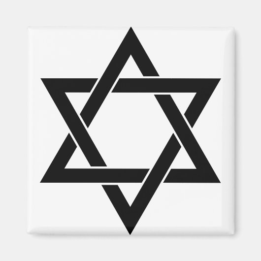 Ster van David Magneet (Voorkant)