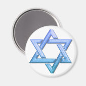 Ster van David Magnet (Voorkant / Achterkant)