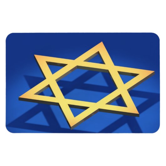 Ster van David Magnet Magneet (Horizontaal)