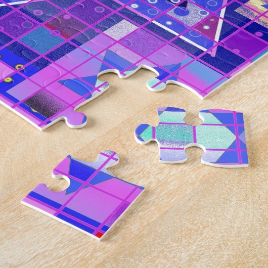 Ster van David mosaic Legpuzzel (Zijkant)