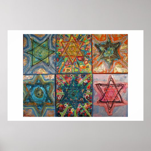 Ster van David Multiples Poster (Voorkant)