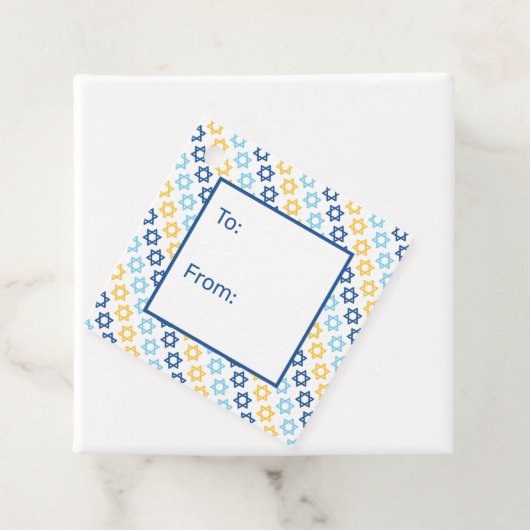 Ster van David naar Van Bedankjes Labels (In situ)