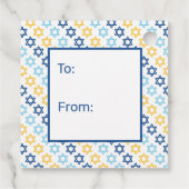 Ster van David naar Van Bedankjes Labels (Achterkant)