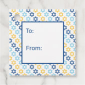 Ster van David naar Van Bedankjes Labels (Voorkant)