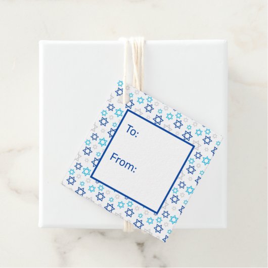 Ster van David naar Van Bedankjes Labels (In situ)