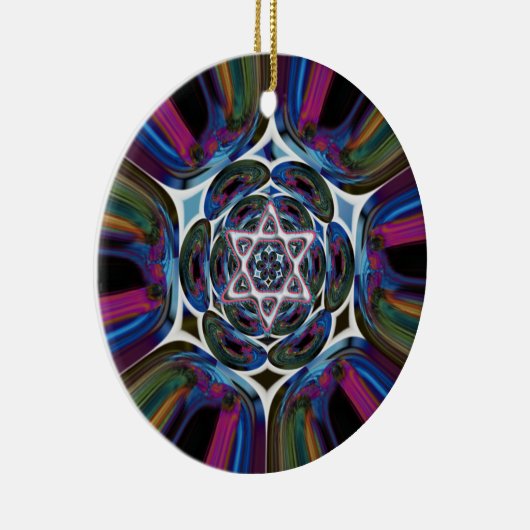 Ster van David Ornament (Rechts)