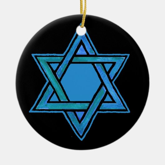 Ster van David Ornament (Voorkant)