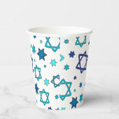 Ster van David Paper Cups - White Papieren Bekers (Rechts)
