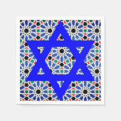 Ster van David Paper Napkins Servet (Voorkant)