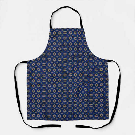 Ster van David Pattern Apron Schort (Voorkant)