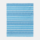 Ster van David Pattern Fleece Deken (Voorkant)