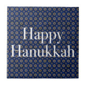 Ster van David Pattern Tile Tegeltje (Voorkant)