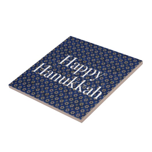 Ster van David Pattern Tile Tegeltje (Zijkant)