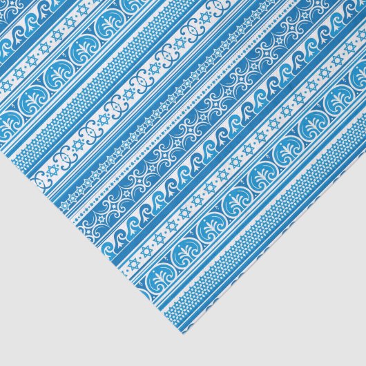 Ster van David Pattern Tissuepapier (Detail)