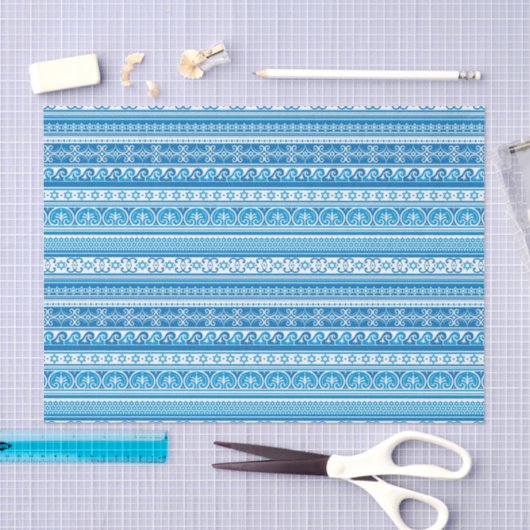 Ster van David Pattern Tissuepapier (Craft)