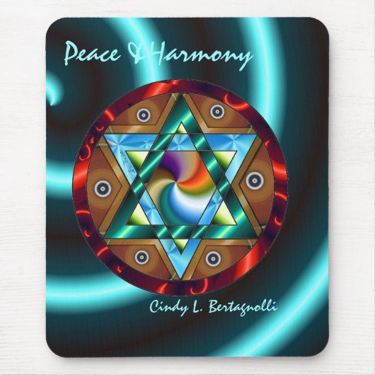 Ster van David Peace & Harmony Muismat (Voorkant)