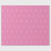 Ster van David Pink White Girls Cadeaupapier (Vlak)