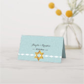 ster van David Place Card Plaatskaartje (Achterkant)