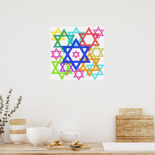Ster van David poster (Keuken)