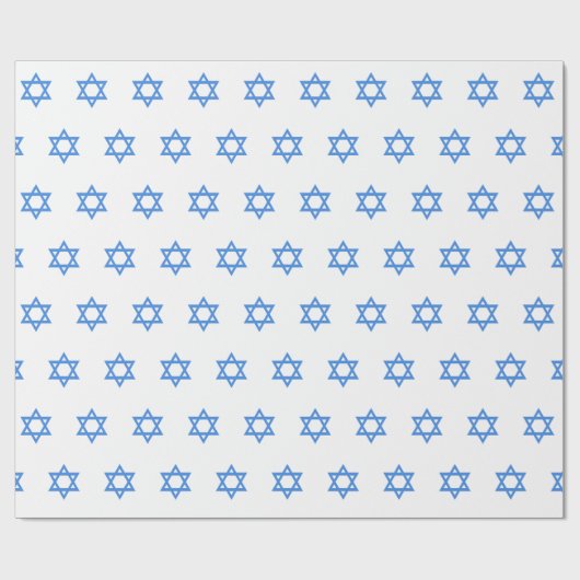 Ster van David Print Cadeaupapier (Vlak)