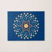 Ster van David Puzzle Legpuzzel (Horizontaal)
