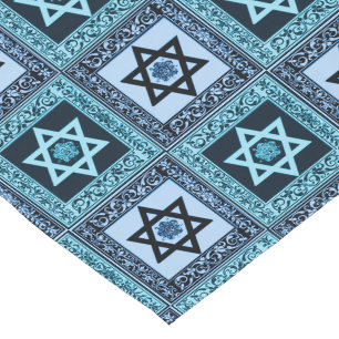 Ster van David Reverse Table Runner Korte Tafelloper