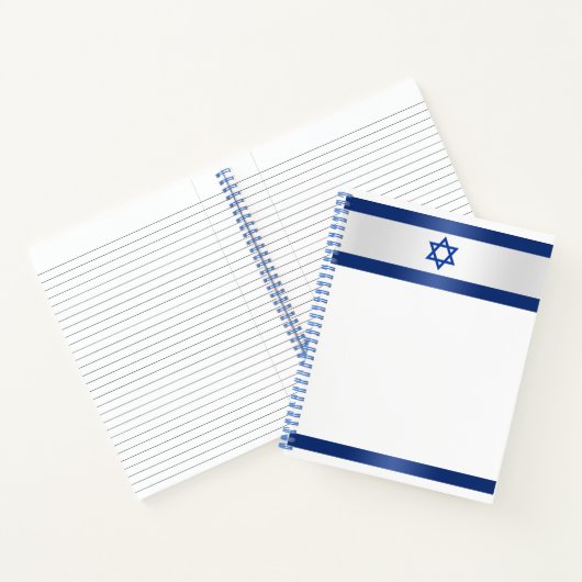 Ster van David Right Side Writing Hebrew Notitieboek (Binnen)