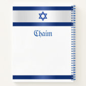 Ster van David Right Side Writing Hebrew Notitieboek (Achterkant)