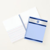 Ster van David Right Side Writing Hebrew Subjects Notitieboek (Binnen)