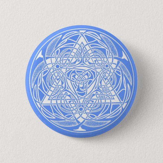  ster van David Ronde Button 5,7 Cm (Voorkant)