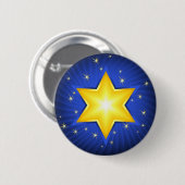 Ster van David Ronde Button 5,7 Cm (Voorkant /achterkant)