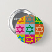 Ster van David Ronde Button 5,7 Cm (Voorkant /achterkant)