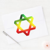 Ster van David Ronde Sticker (Envelop)