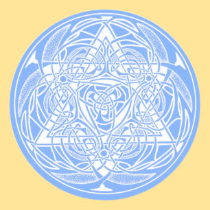 ster van David Ronde Sticker