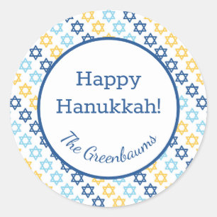 Ster van David Ronde Sticker