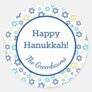 Ster van David Ronde Sticker