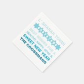 Ster van David Rosh Hashanah Nieuwjaar servetten (Hoek)