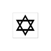 Ster van David Rubberstempel (Afrduk)