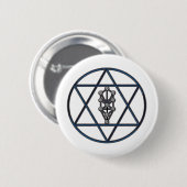 Ster van David & Sefirah Ronde Button 5,7 Cm (Voorkant /achterkant)