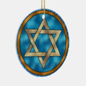 Ster van David Shalom - SRF Keramisch Ornament (Rechts)