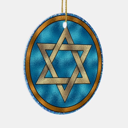 Ster van David Shalom - SRF Keramisch Ornament (Rechts)