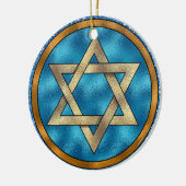 Ster van David - Shalom - SRF Keramisch Ornament (Links)