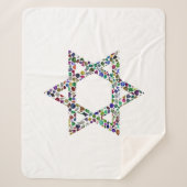 Ster van David Sherpa Deken (Voorkant)