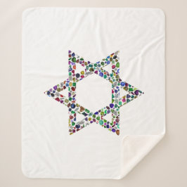 Ster van David Sherpa Deken