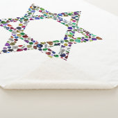 Ster van David Sherpa Deken (3/4)