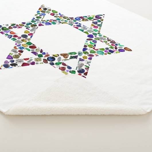 Ster van David Sherpa Deken (3/4)